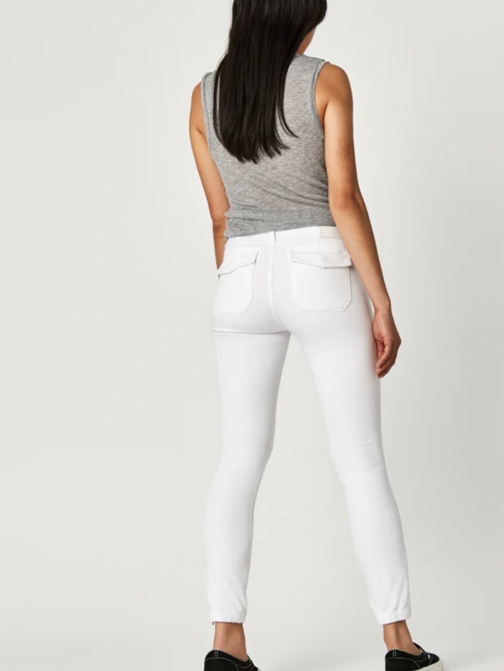 MAVI Jeans Ivy Slim Cargo Pants Mid Rise | White  Size 27